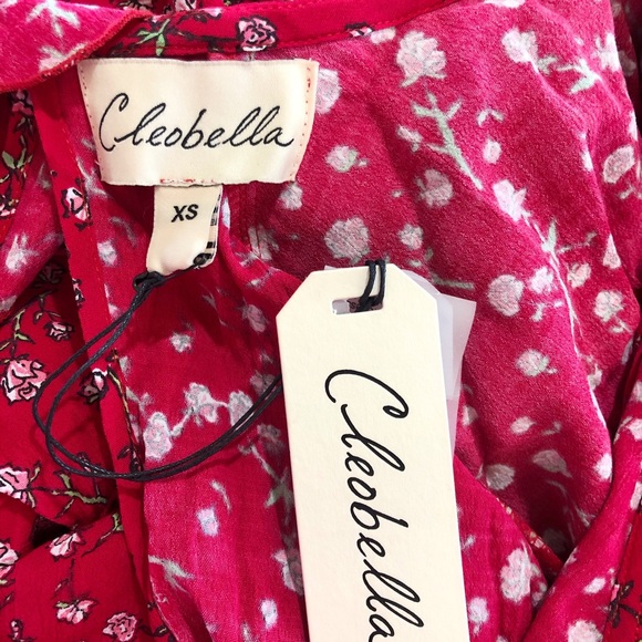 Cleobella Red Maxi Dress - Picture 11 of 11